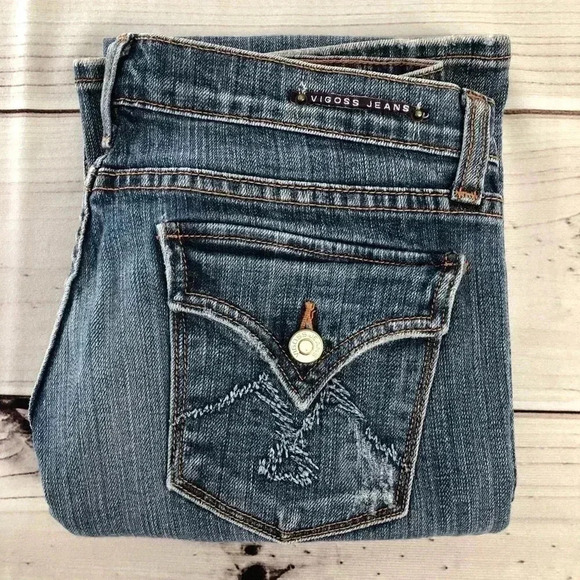 Vigoss Blue Bootcut Jeans Size 9 - Picture 8 of 8